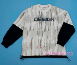 толстовка подросток утепленная " DESIGN"  5016