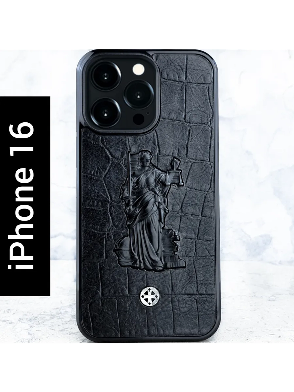 Чехол iPhone 15 - Euphoria Lawyer Themis CROC leather