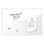 Доска магнитно-маркерная стеклянная 40х60 см, 3 магнита, БЕЛАЯ, BRAUBERG, 236744