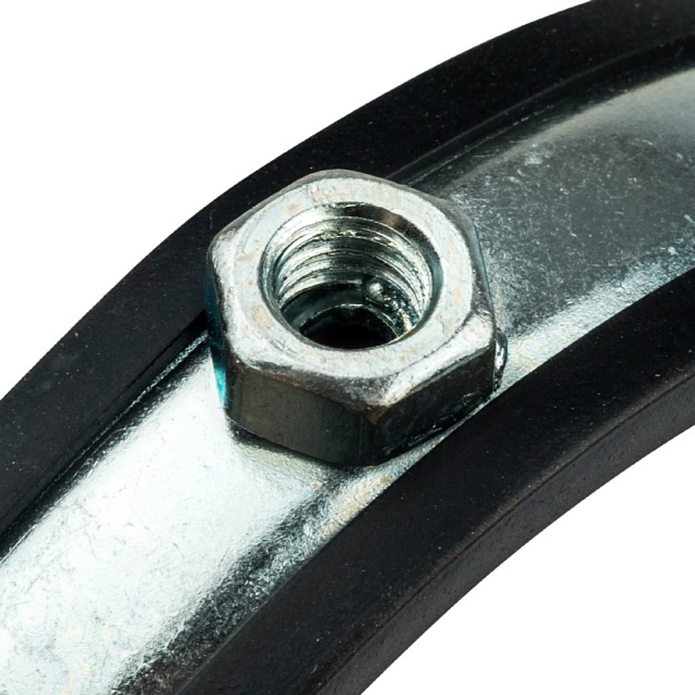 Хомут для труб двухвинтовой STOUT - 4" (107-116 мм, с гайкой)