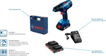 Аккумуляторная дрель-шуруповерт BOSCH GSR 180-LI 06019F8123 2х2,0 Ач