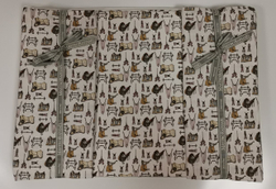 Постельное белье 2 спальное евро Harnais Small white-multic рисунок