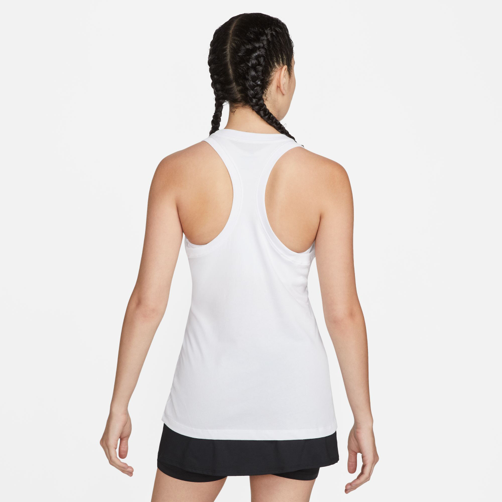 Женская теннисная майка Nike Court Dri-Fit Swoosh Tank Top Women - White