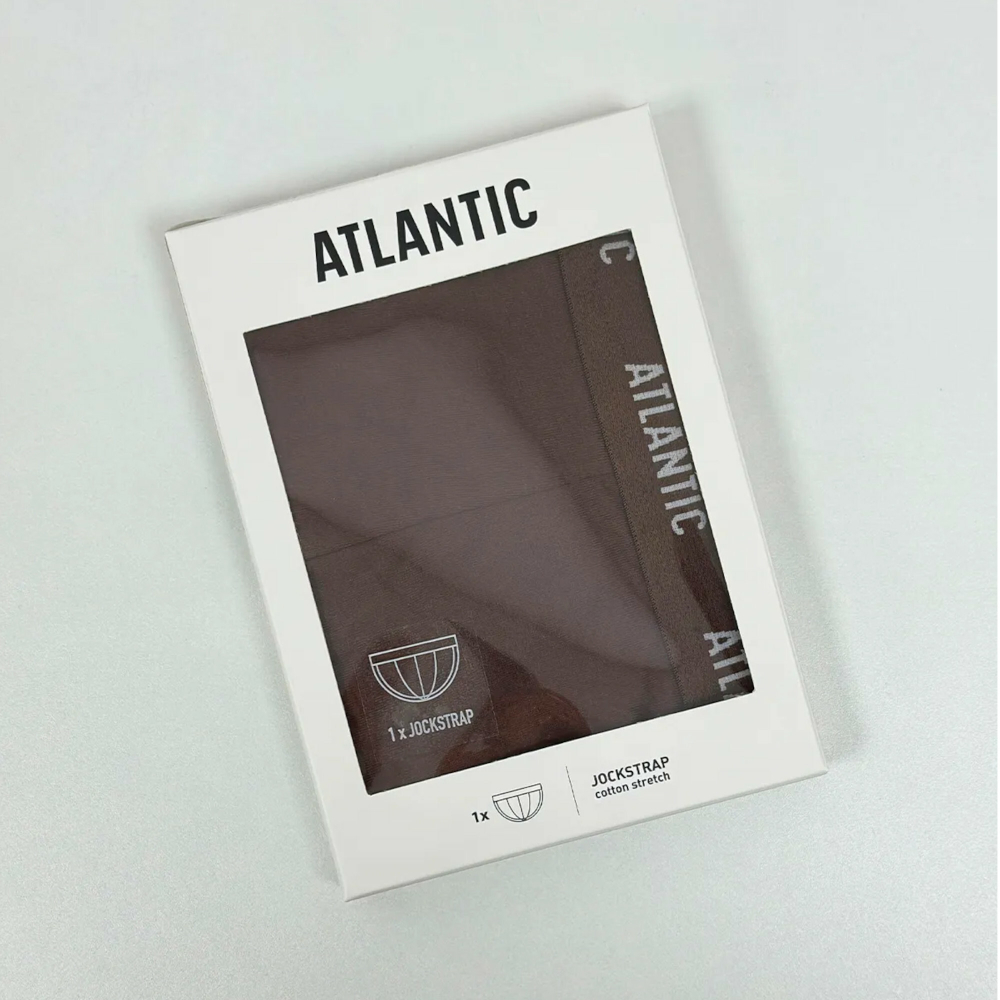 Мужские трусы джоки темно-бежевые ATLANTIC Jock Strap MP-1571