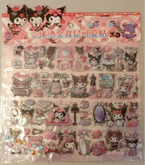 Набор наклеек "Kuromi Stile"