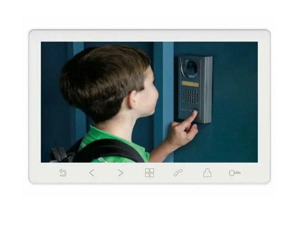 Монитор видеодомофона Amelie Slim (White) HD SE