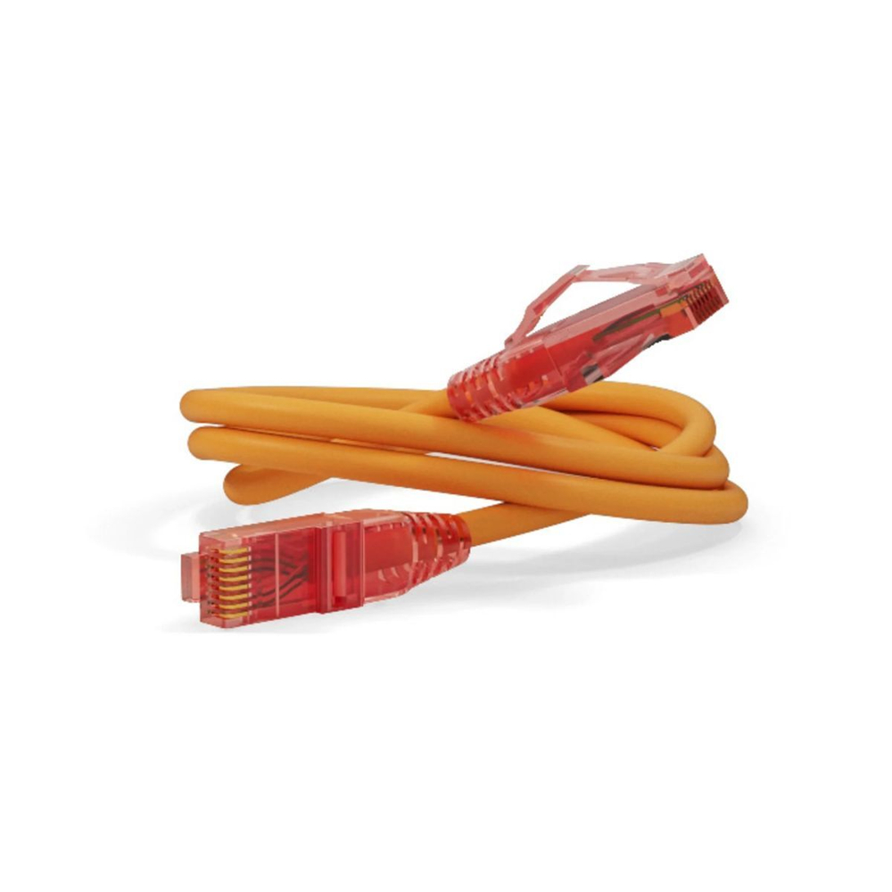 Патч-корд U/UTP, Cat.5е (100% Fluke Component Tested), LSZH, 0.15 м, оранжевый