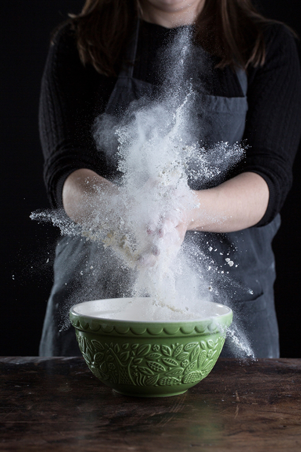 Миска для смешивания in the forest, D21 см, 1,2 л, зеленая