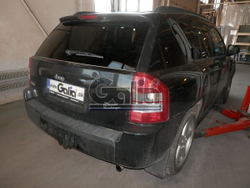 Фаркоп оцинкованный Galia J012C для Jeep Compass MK 2006-2011, Jeep Liberty 2006-2011(паспорт и сертификат в комплекте)(без электрики)