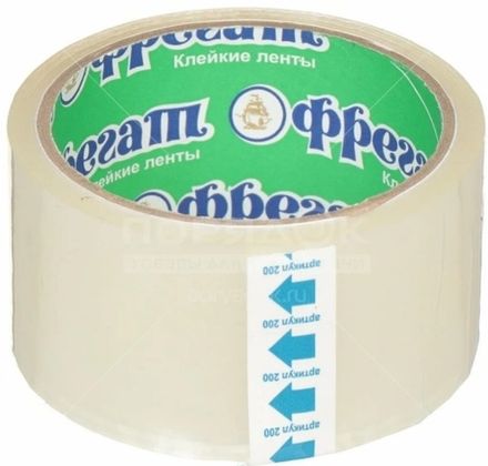 Клейкая лента Скотч Ш-50мм Д-50м, 43мкм, прозрачный (6/36шт)
