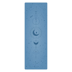 Каучуковый йога коврик Pro Munari Blue 185*68*0,45 см