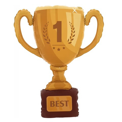 Фольгированный шар-фигура «Кубок чемпиона», 102 см