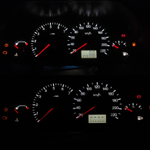 Светодиодные платы для панели Ford Focus 1 (цвет: бело-красный)