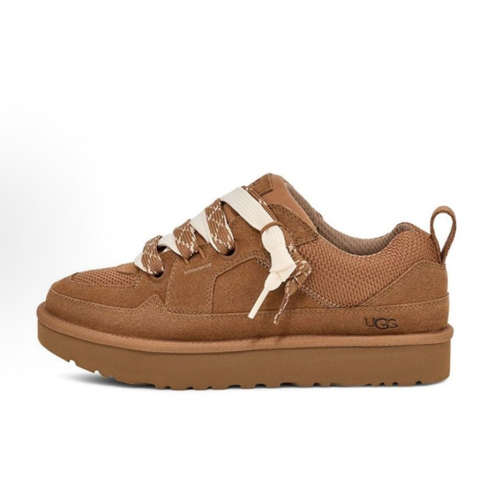 UGG Mens Lowmel Low Sneaker Chestnut