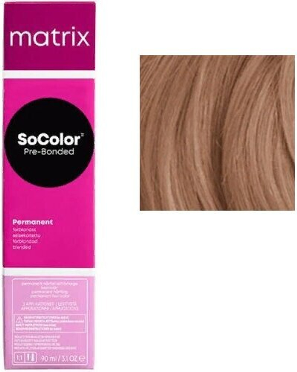 Matrix SoColor перманентная крем-краска для волос Pre-Bonded, 8M светлый блондин мокка, 90 мл