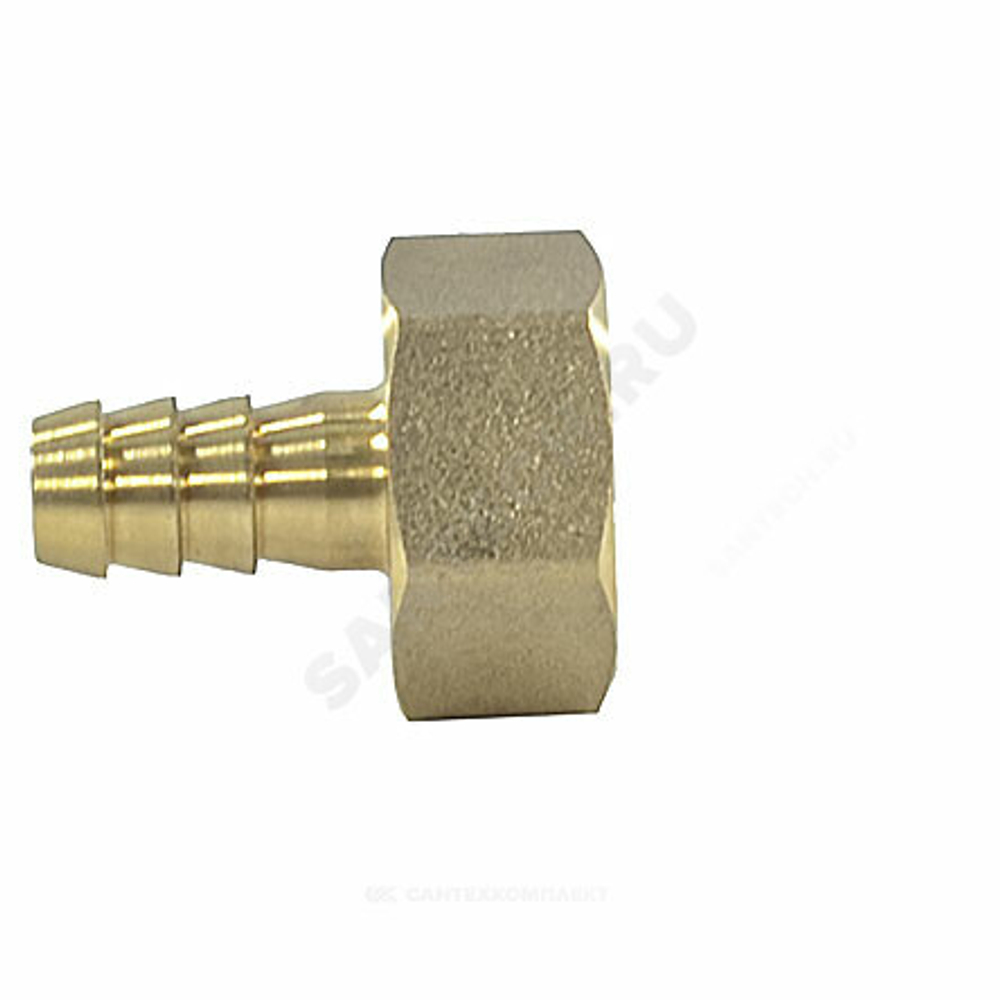 Переходник штуцерный латунь неразъемный для шланга Дн 12х1/2" ВР SantechSystems