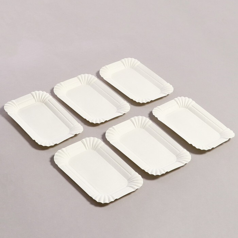 Набор посуды одноразовой для торта на 6 персон, розовый