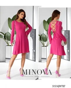 Платье 707-малиновый Minova