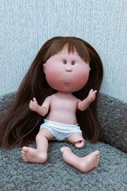 УЦЕНКА Кукла Nines виниловая 30см MIA CASE шарнирная без одежды (1210W)