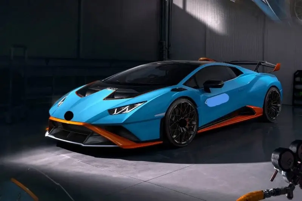 Карбоновый воздуховод крышки двигателя для Lamborghini Huracan STO 2021+ Ламборгини Хуракан