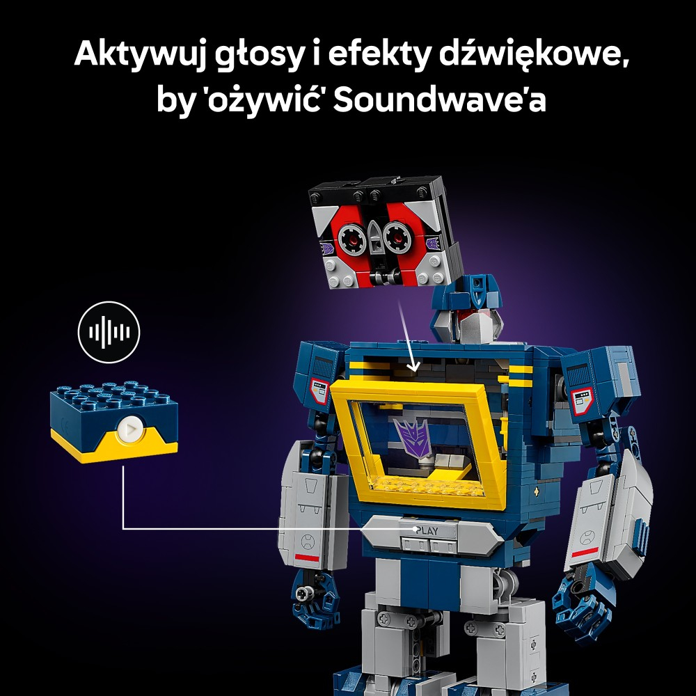 LEGO Icons - Transformers: Soundwave 10358 => LEGO Icons - Transformers: Soundwave 10358