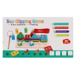 Развивающая игрушка деревянная Сортер гвозди + рыбала, коробка C-41843