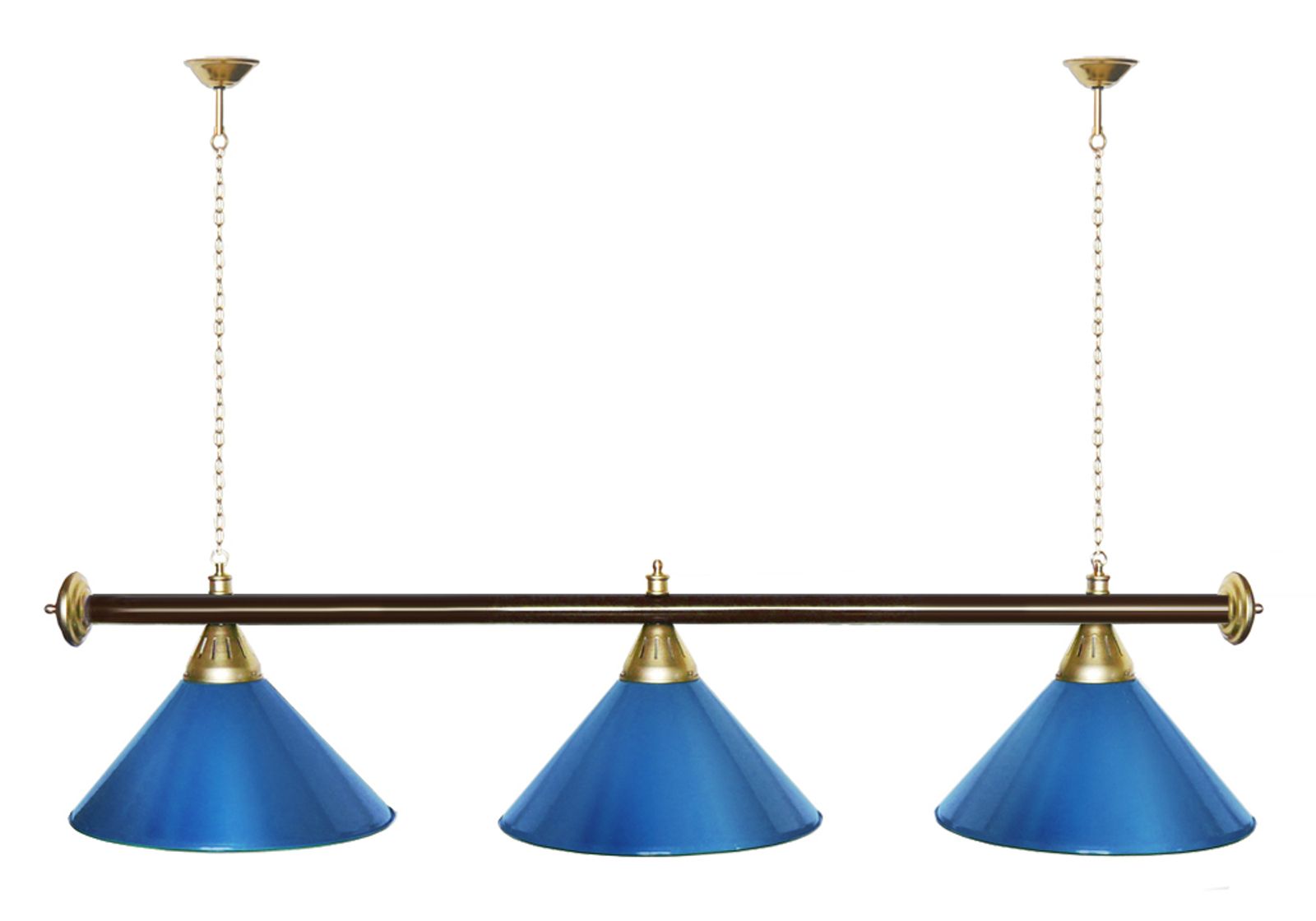 Лампа STARTBILLIARDS 3 пл. (плафоны золотые,штанга золотая,фурнитура золото) фото №20