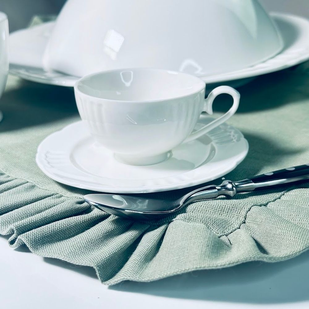 Lenardi 118-159 Кофейный набор 12пр. 100мл RESTO в под.уп.(х8)Фарфор