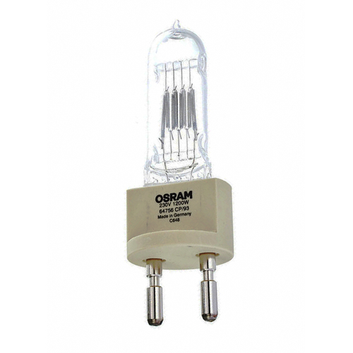 OSRAM 64756/CP93 - лампа галоген. 230 В/1200 Вт, G22, ресурс 200 часов