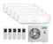 Мульти сплит-система Hisense 5 x AMS-09UW4RVETG00 / AMW5-42U4RTA