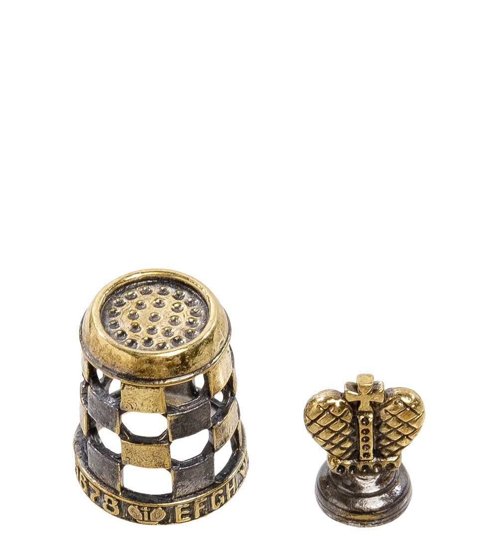 AM-2163 Наперсток «Шахматы Король» (латунь)