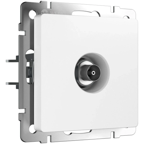 ТВ-розетка оконечная (белый матовый) W1183061