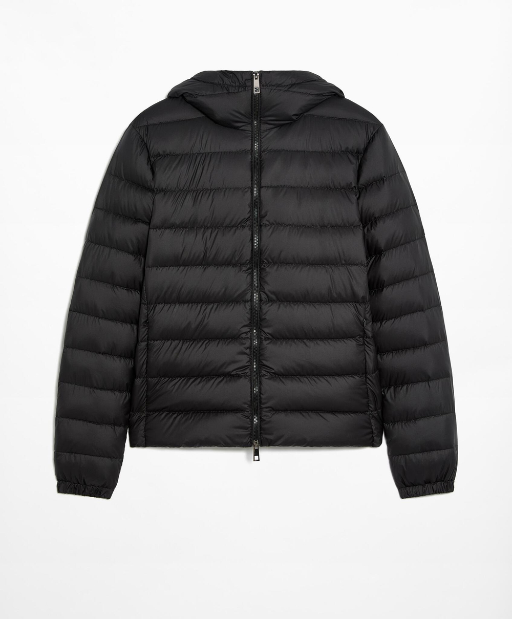 Oysho Водоотталкивающая куртка с легким наполнителем из 100%-го пуха, черный