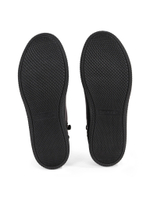 Кожаные кроссовки Calvin Klein - черный(HM0HM01586)