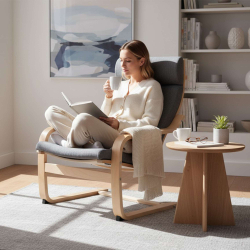 Кресло для отдыха RELAX, ткань, серый QS-9
