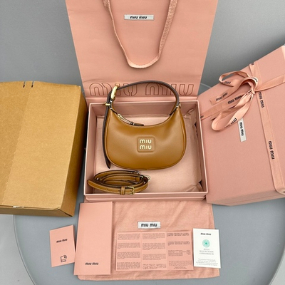 Leather Hobo Bag 17 cm
