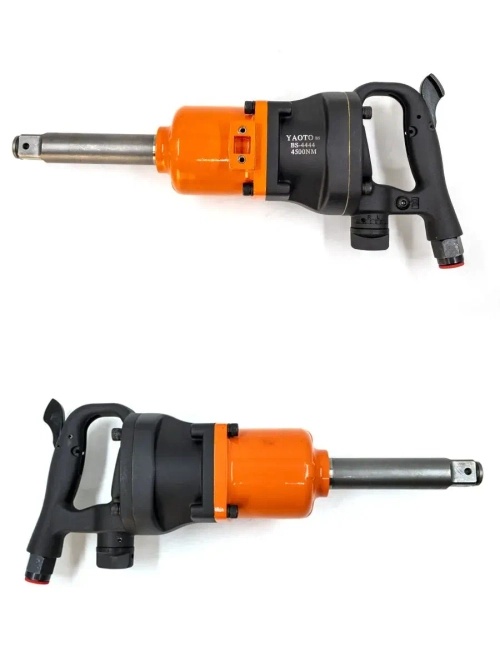 Гайковерт пневматический грузовой YAOTO BS 1" (4500 Н·м, 5000 RPM, удлинённый шпиндель)