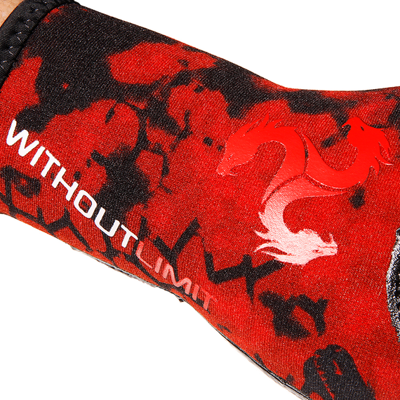 Перчатки Hydra Red Camo 1,5 мм