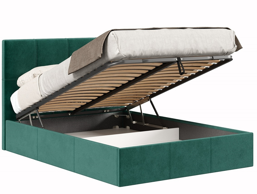 Кровать с подъёмным механизмом 1600 Марсель, зеленый