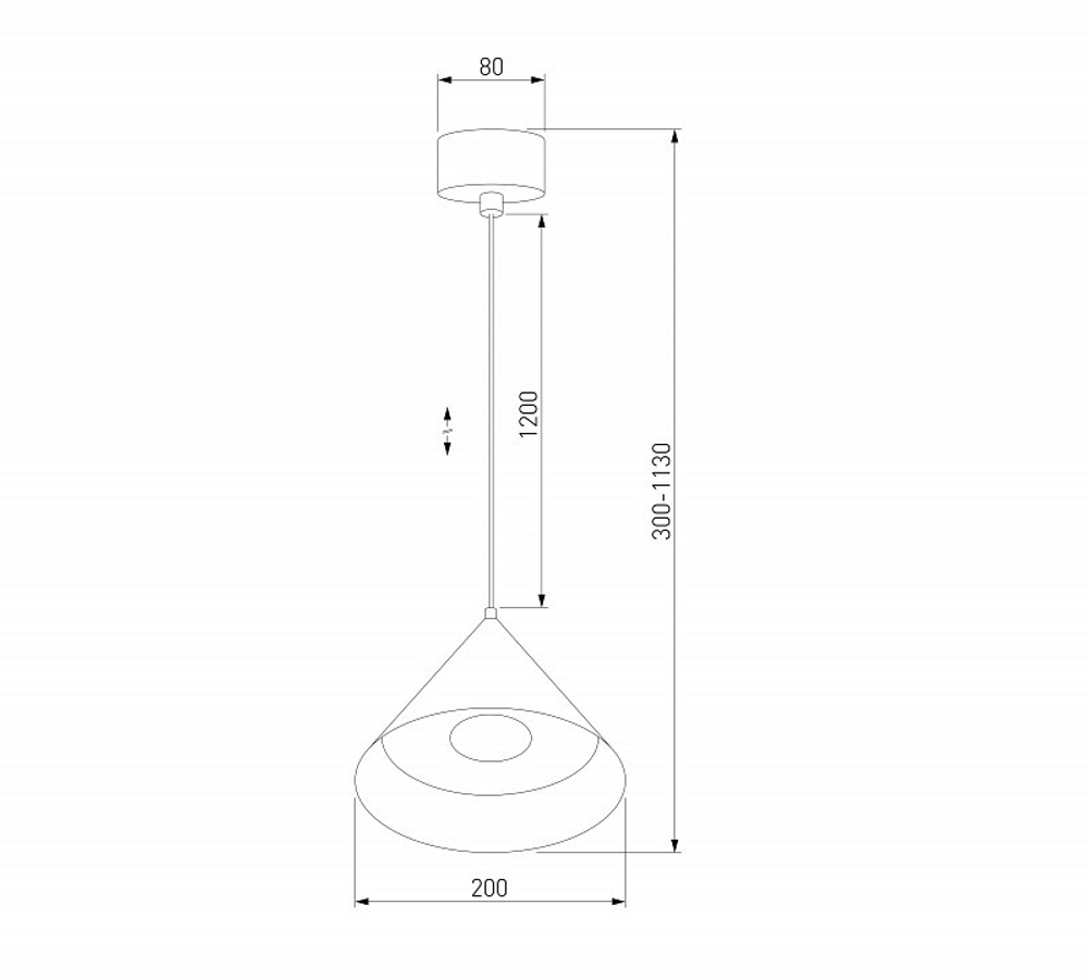 Подвесной светильник Elektrostandard Conus a069335