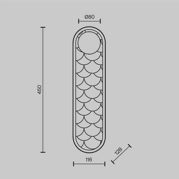 Бра Maytoni MOD473WL-L25BSK