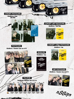 Альбом n.SSign - Tiger 2nd Mini Album LIMITED Edition Repackage NFC KEYRING 8 Version SET