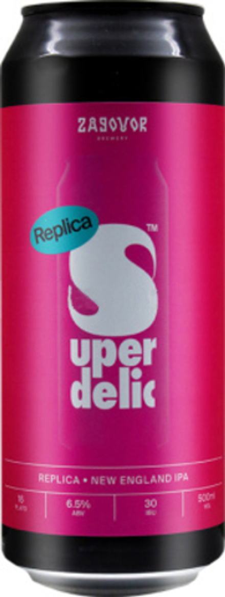 Пиво Заговор Реплика: Суперделик / Zagovor Replica: Superdelic 0.5 - банка