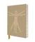 Bloknot \ Блокнот \ Notebook  Da Vinci: Vitruvian Man Artisan Art Notebook (Flame Tree Journals)