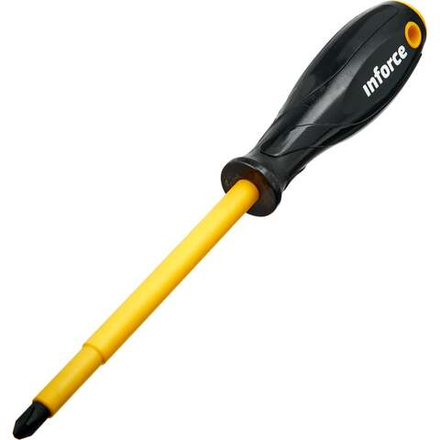 Диэлектрическая отвертка PH3х150мм Inforce 06-09-76