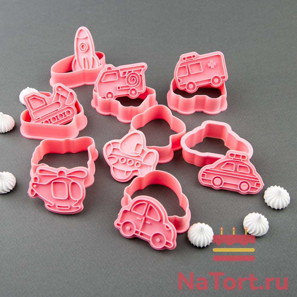 Набор вырубок «Транспорт» 8 шт