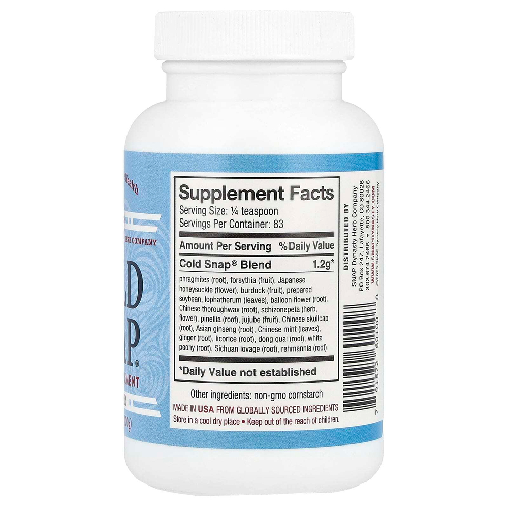 Snap Dynasty, Cold Snap®, порошок, 100 г (3,5 унции)