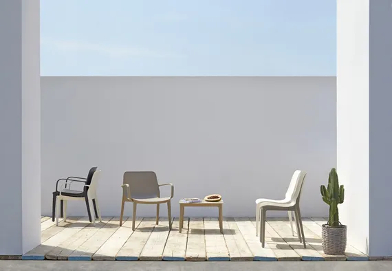 Стул пластиковый Ginevra, тортора