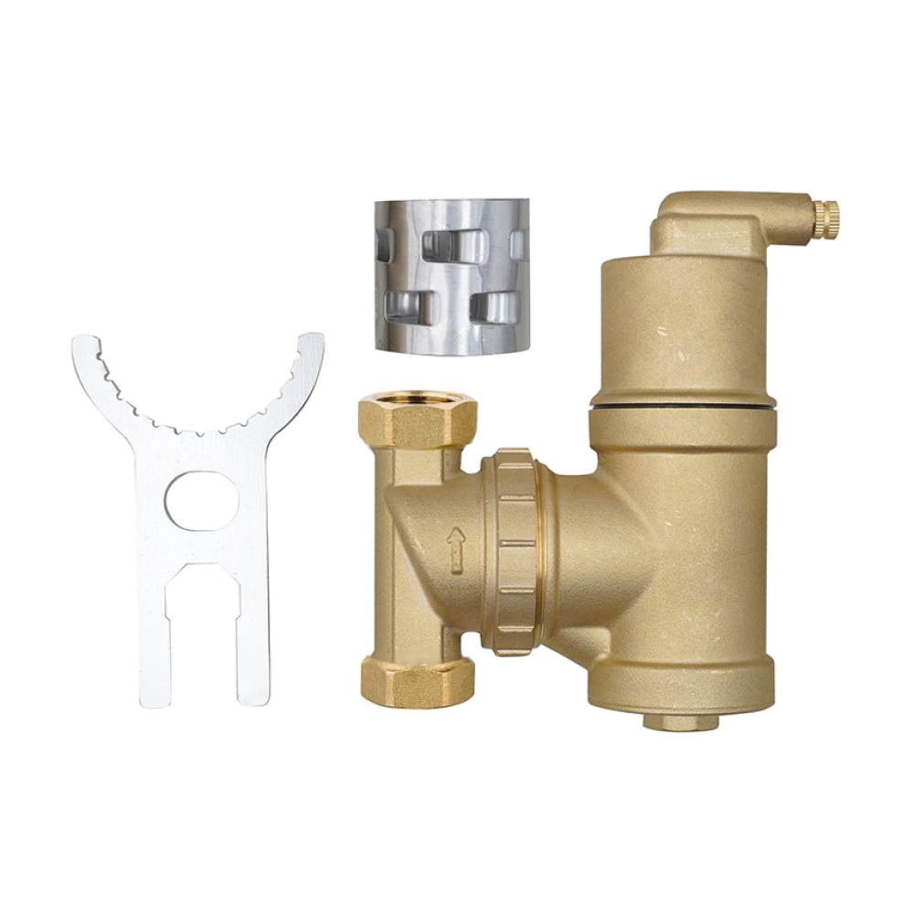 Деаэратор ROMMER RFW-0070 - 3/4" (ВР/ВР, PN6, Tmax 90°C, латунный корпус)