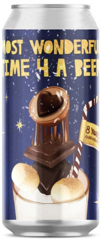 Пиво Рэд Баттон Мост Вандефул Тайм Фор Э Бир 8 Йерс Аниверсари / Red Button Most Wonderful Time 4 A Beer (8 YRS Anniversary) 0.45 - банка